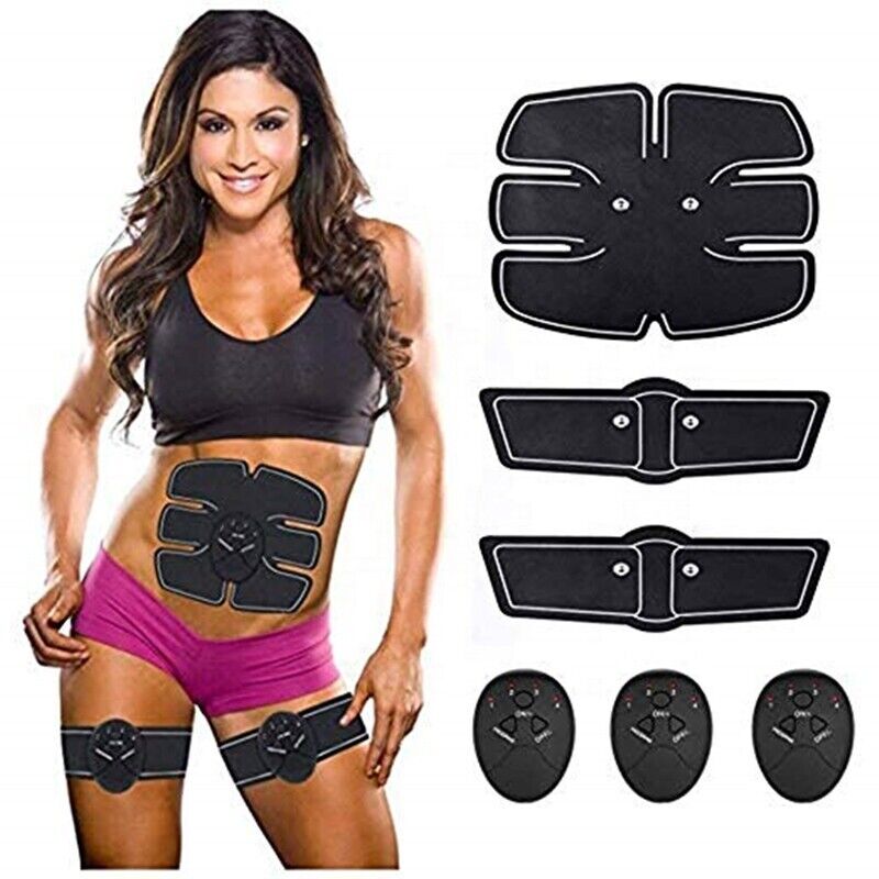 6 Pack Gym EMS Trainer Abdominal Toning Muscle Toner Abs Smart EMS Fitness  Belt | UKEUGATE LTD